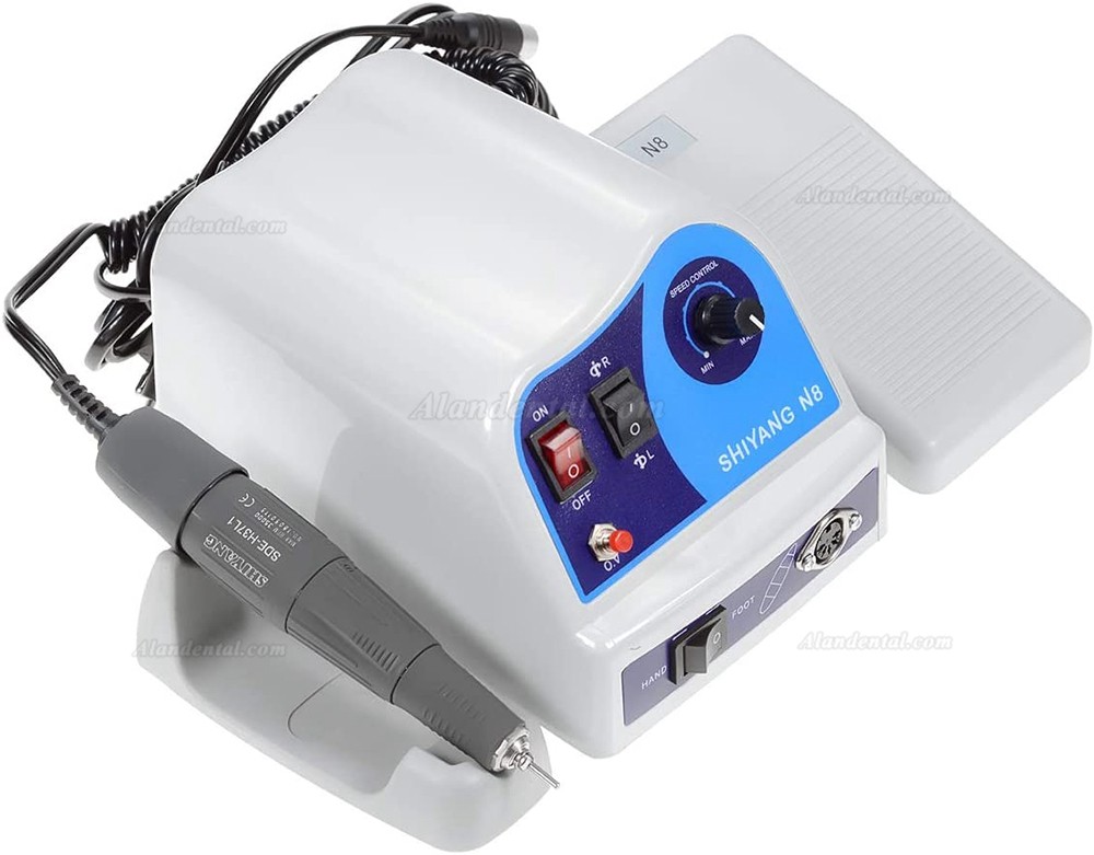 Shiyang Dental Micromotor Drill Polisher Machine N8 with 45K RPM Handpiece Compatible Marathon